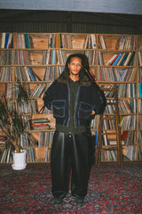 Ballsy Painter Faux Leather Baggy Pants