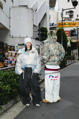 90 로고가 풍부한 복도 재킷