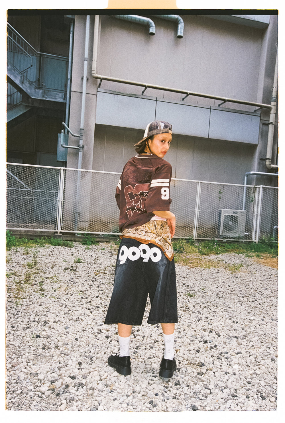 9090 OG Logo Painted Buggy Jorts – YZ