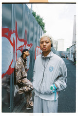 Herald Logo Side Zip Nylon Jacket 