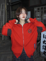 运动针织运动夹克 