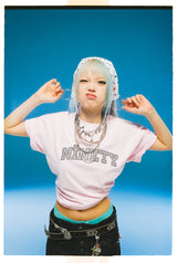 NINETY Arch Logo Studded Tee