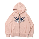 King Logo Front Zip Hoodie