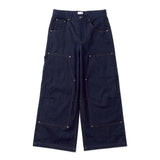 BU DOUBLE KNEE DENIM PANTS