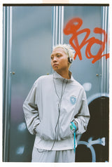 Herald Logo Side Zip Nylon Jacket 