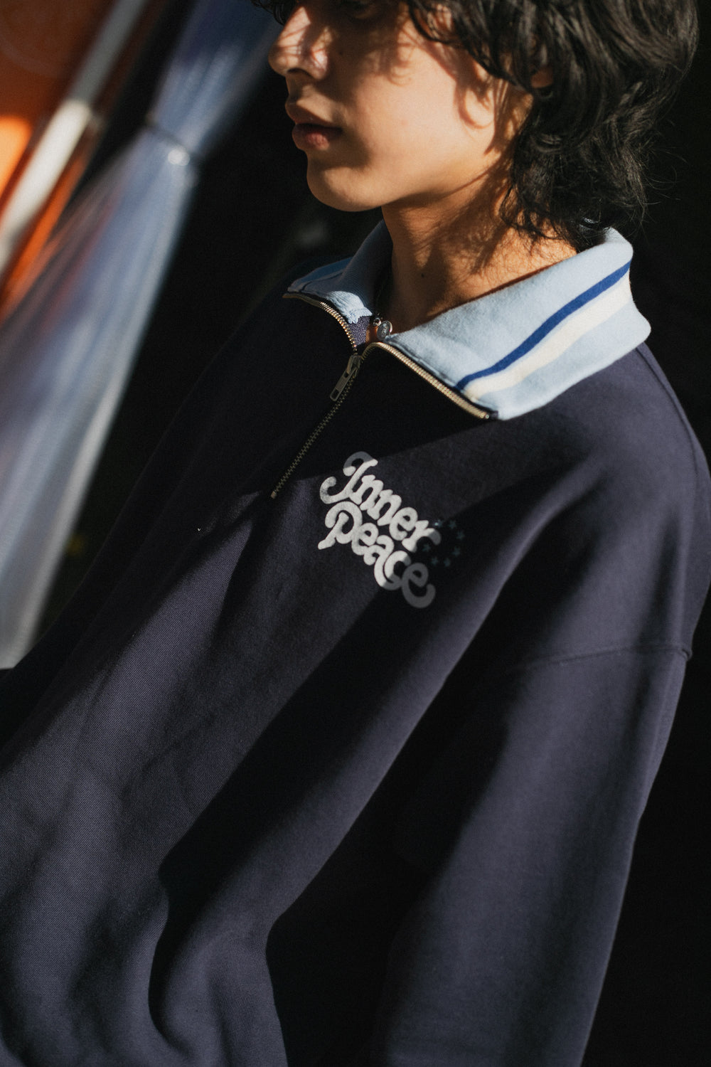 the inner peace half zip sweat – YZ