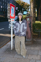 Numbering With Star Logo 拉鍊連帽衫 