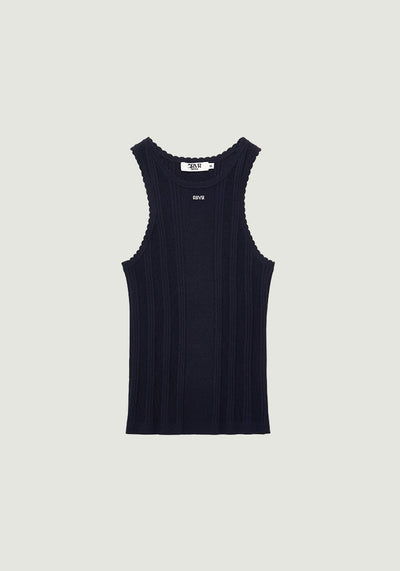 PETAL SLEEVELESS KNIT