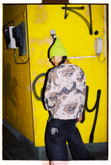 Cursive Logo Henley Neck Thermal L/S Tee