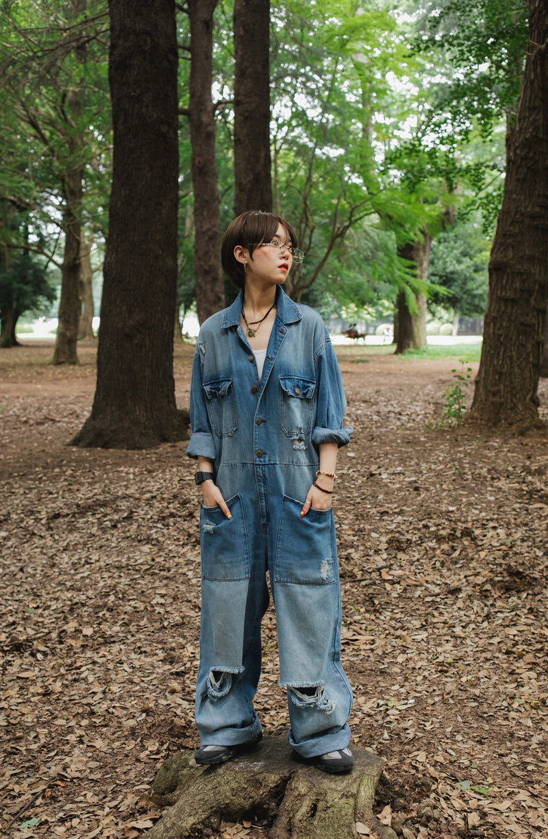 WUDGE BOY DENIM JUMP SUIT