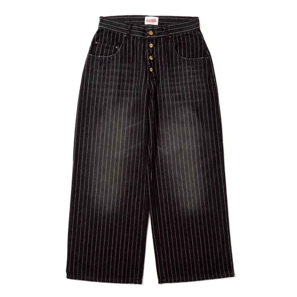 Grunge stripe denim pants – YZ