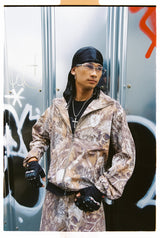 Herald Logo Side Zip Nylon Jacket 