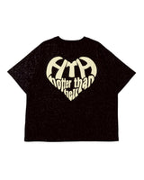 GLITTER HEART LOGO TEE