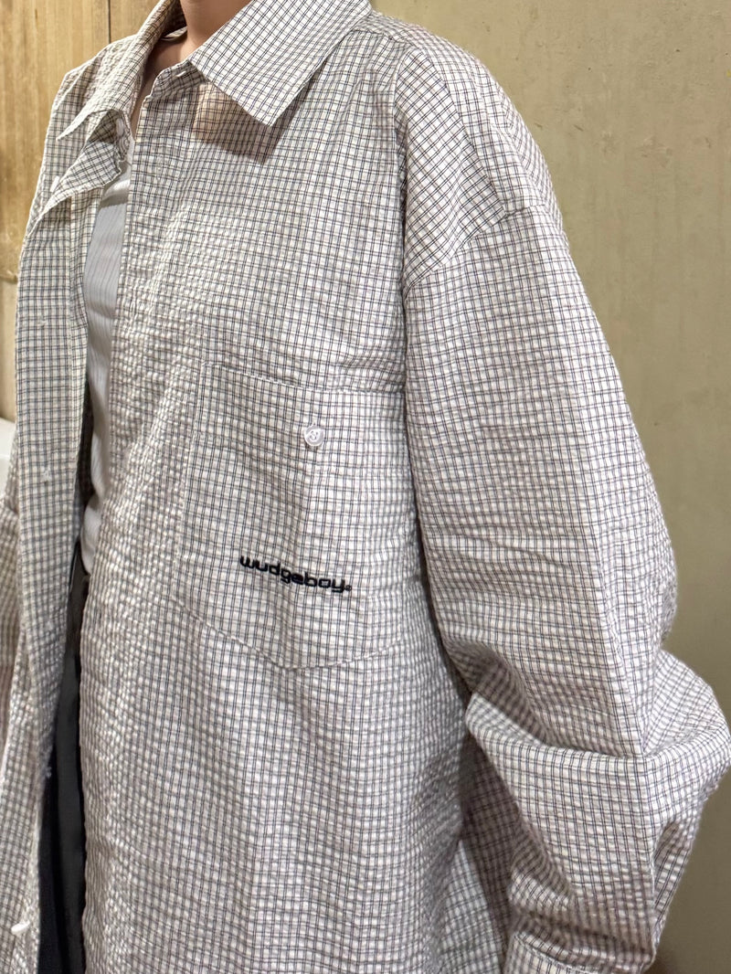 long sleeve check shirt