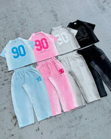 90 Numbering Sprayed Sweat Pants
