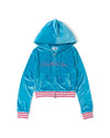 【090girl×高级拉芙】Velour Zip Hoodie 