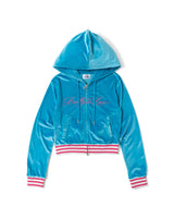 【090girl×高级拉芙】Velour Zip Hoodie 