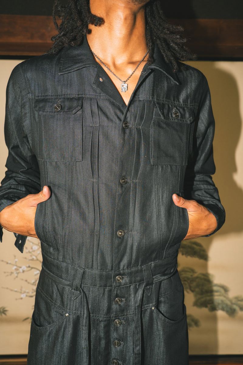 rayon denim all in one