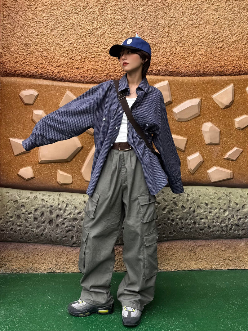 long sleeve check shirt