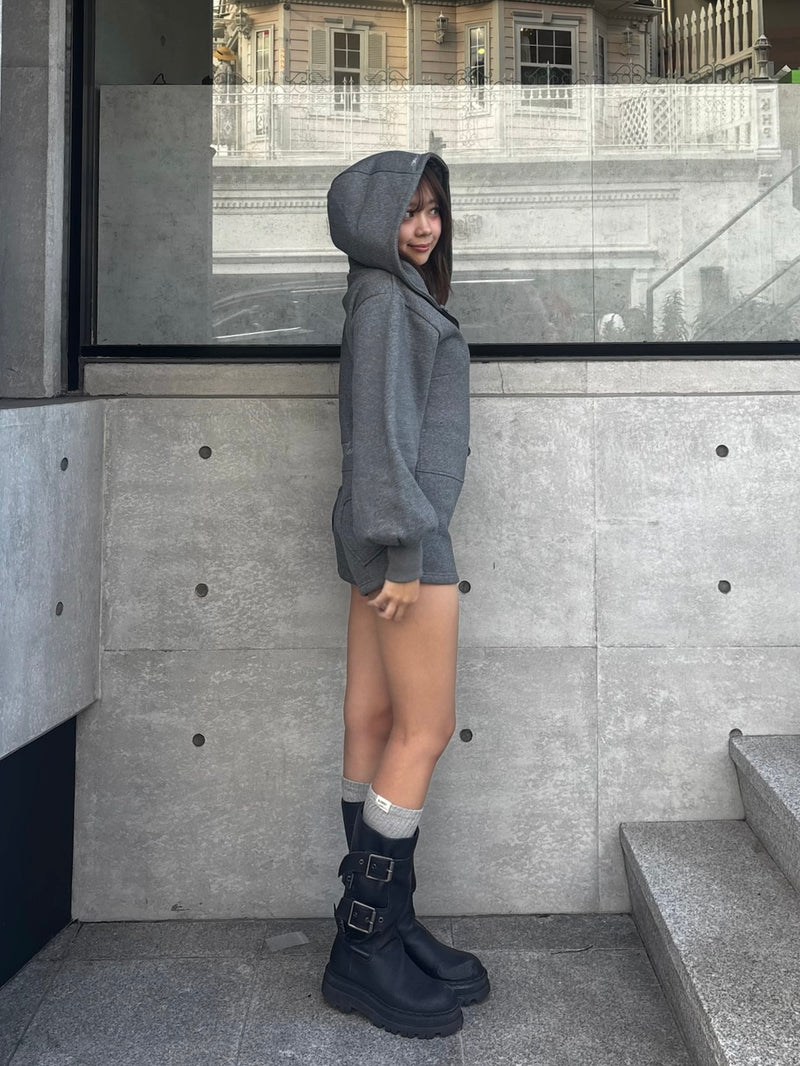 汗フードロンパース 