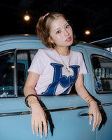 H HEART RHINESTONE TEE