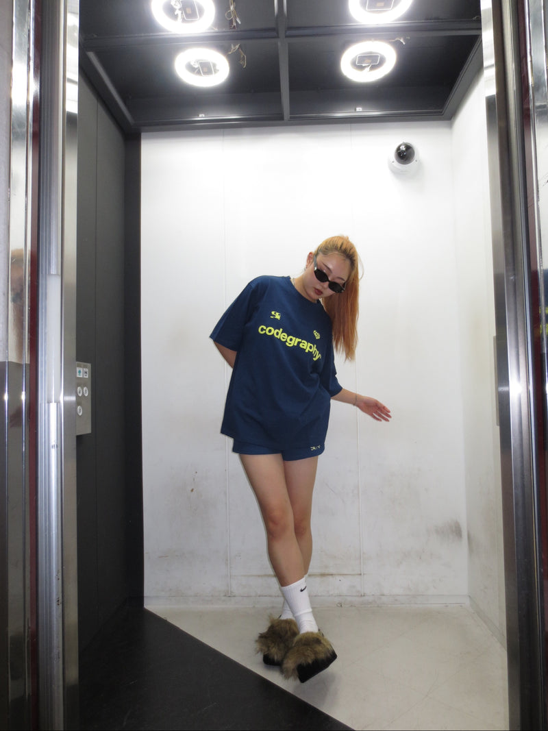 HTH × codegraphy hip logo shorts