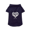 glitter heart logo hoodie (for pets)