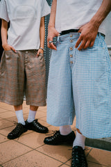 Assorted Check Nylon Docking Shorts