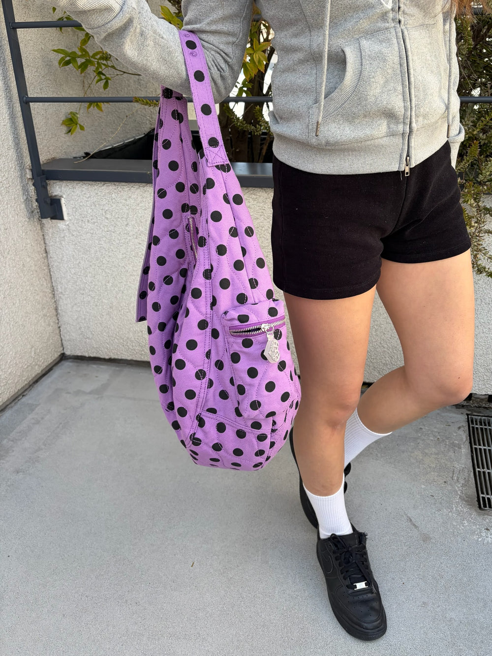 バッグ 1234 dot pattern shoulder bag – YZ