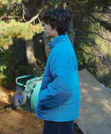 Check Hood Down Jacket