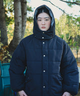 Check Hood Down Jacket