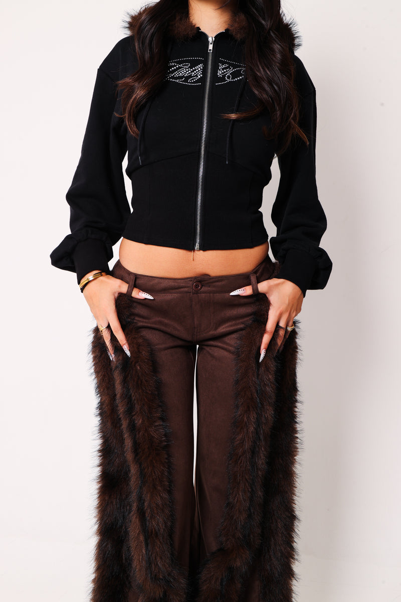 docking fur pants 