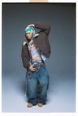 No Drag Slub Buggy Denim Pants