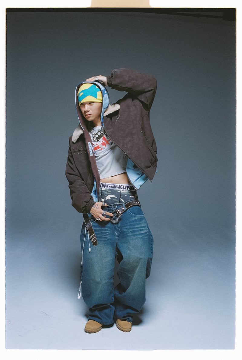 No Drag Slub Buggy Denim Pants