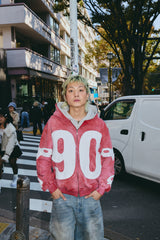 Numbering With Star Logo 拉鍊連帽衫 