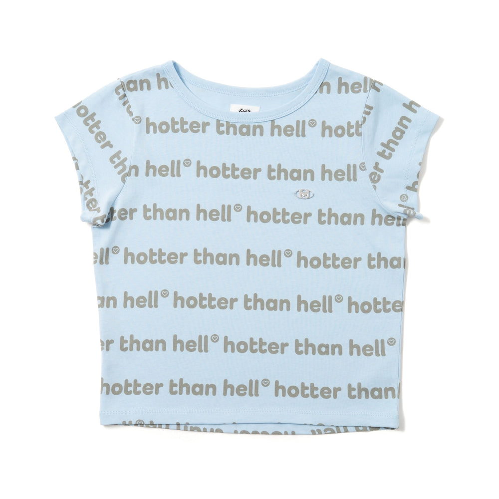 All over cropped Tee – YZ