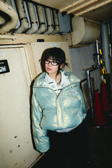 90 로고가 풍부한 복도 재킷