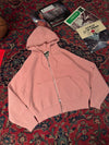 ballsy knit double zip hoodie