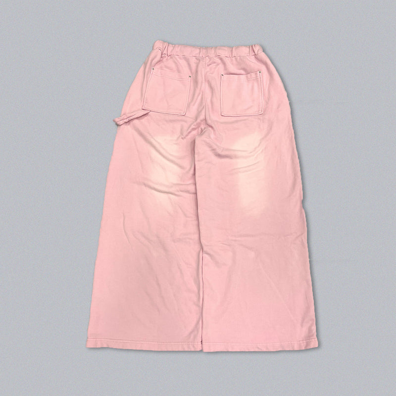 tribal logo double knee sweatpants