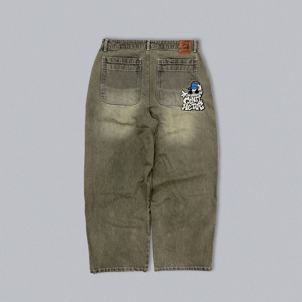 新しい学校のデニムパンツ – YZ