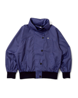 check pattern blouson