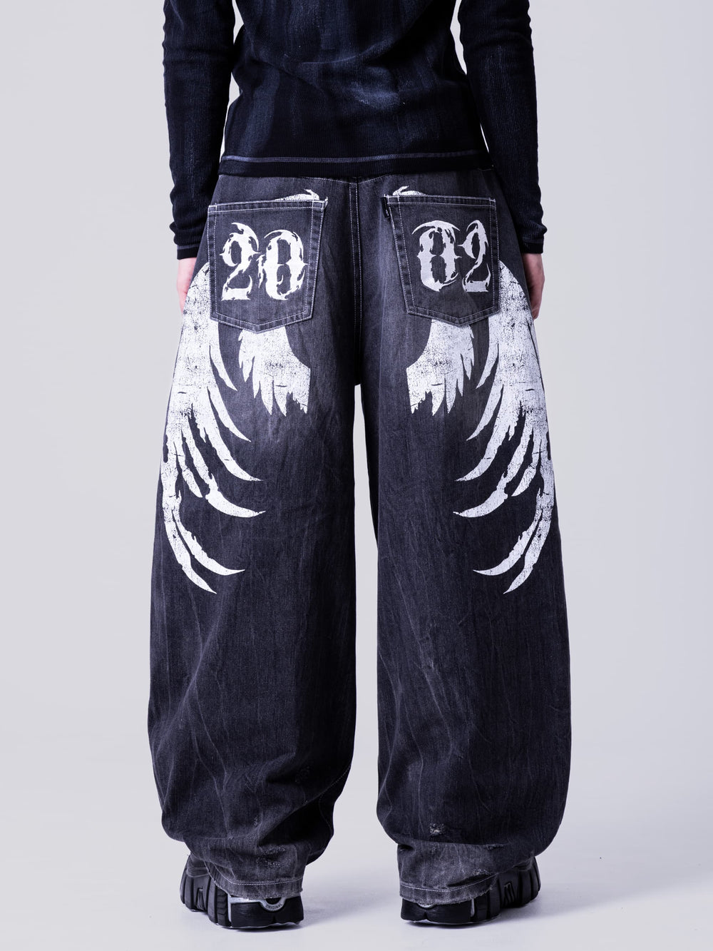 おいそー今市隆二VETEMENTS DESTROY BAGGYDENIM Destroy Wing Buggy Pants – YZ