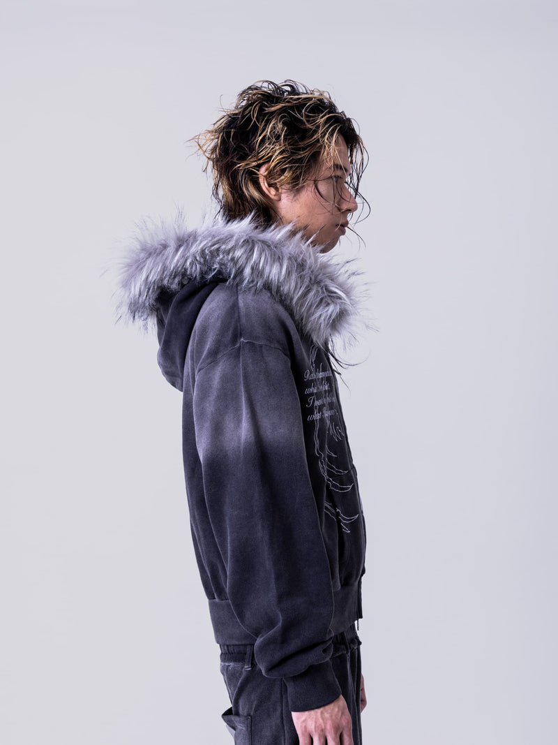 Judgment Fur Zip Hoodie 
