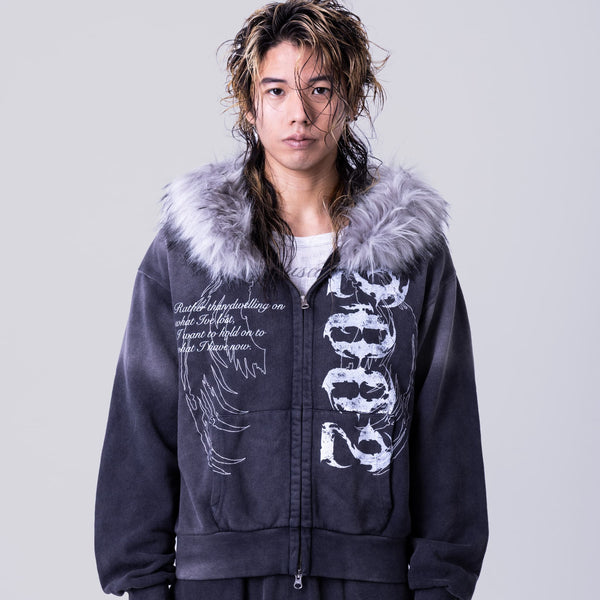 Judgment Fur Zip Hoodie – YZ