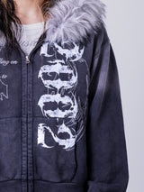 Judgment Fur Zip Hoodie 
