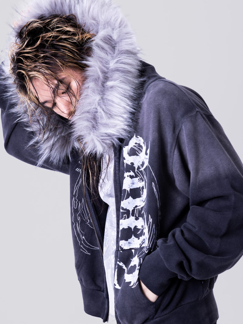 Judgment Fur Zip Hoodie 