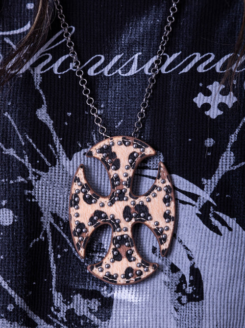 Cross Studs Necklace