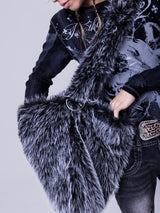 Wolf Shaggy Shoulder Bag