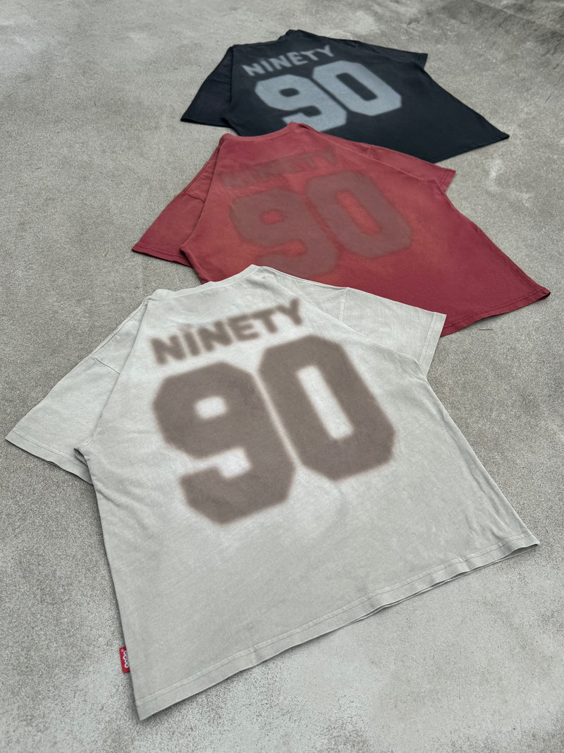 90 Numbering Faded Tee – YZ