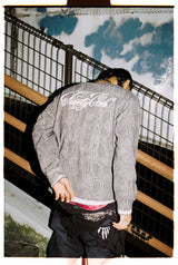 Cursive Logo Henley Neck Thermal L/S Tee